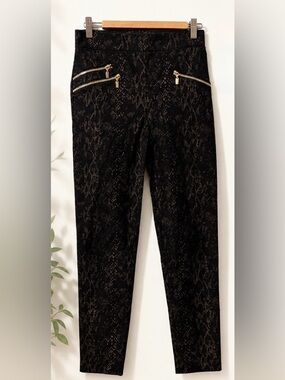 Joseph Ribkoff Snake Print Pull-On Pants Size 8 Made in Canada